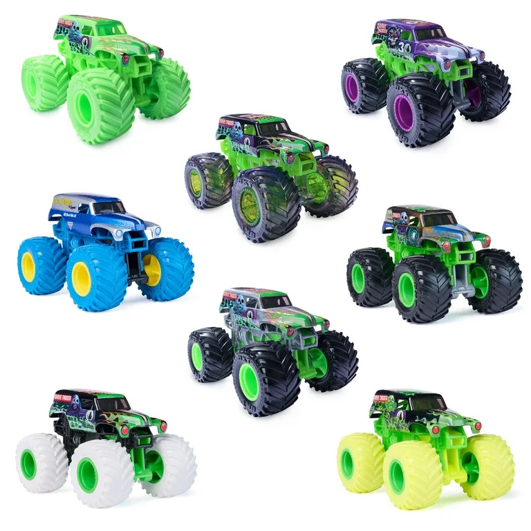 Monster Jam, Grave Digger Monster Truck 1:64 Scale Die-Cast Toy Vehicle (1 Car; Styles May Vary, ... | Walmart (US)