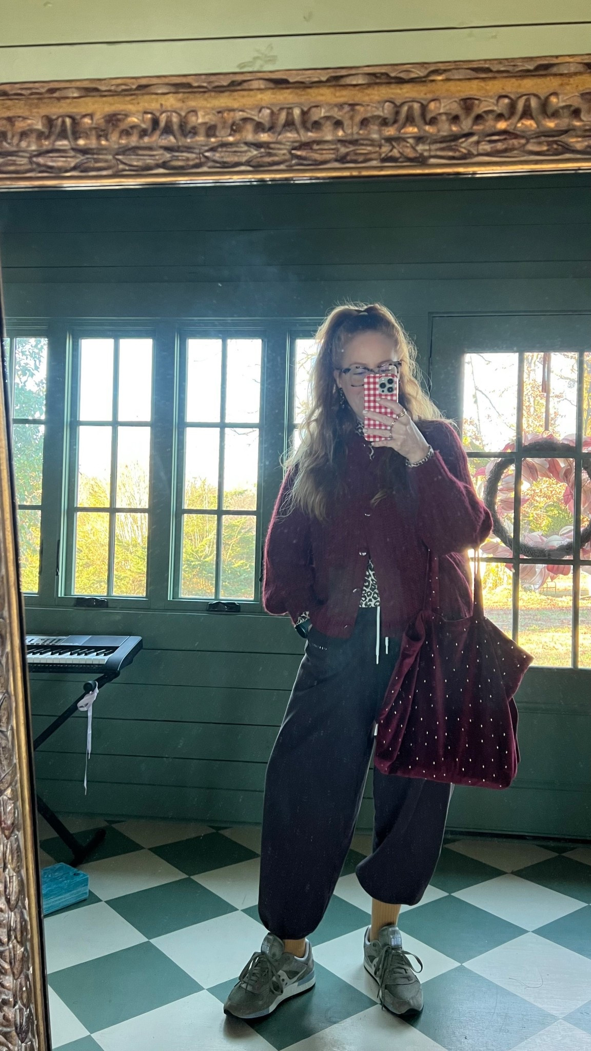 Cozy winter outfit new phone case favorite cardigan comfy sneakers

#LTKOver40 #LTKmomlife #LTKdayinmylife