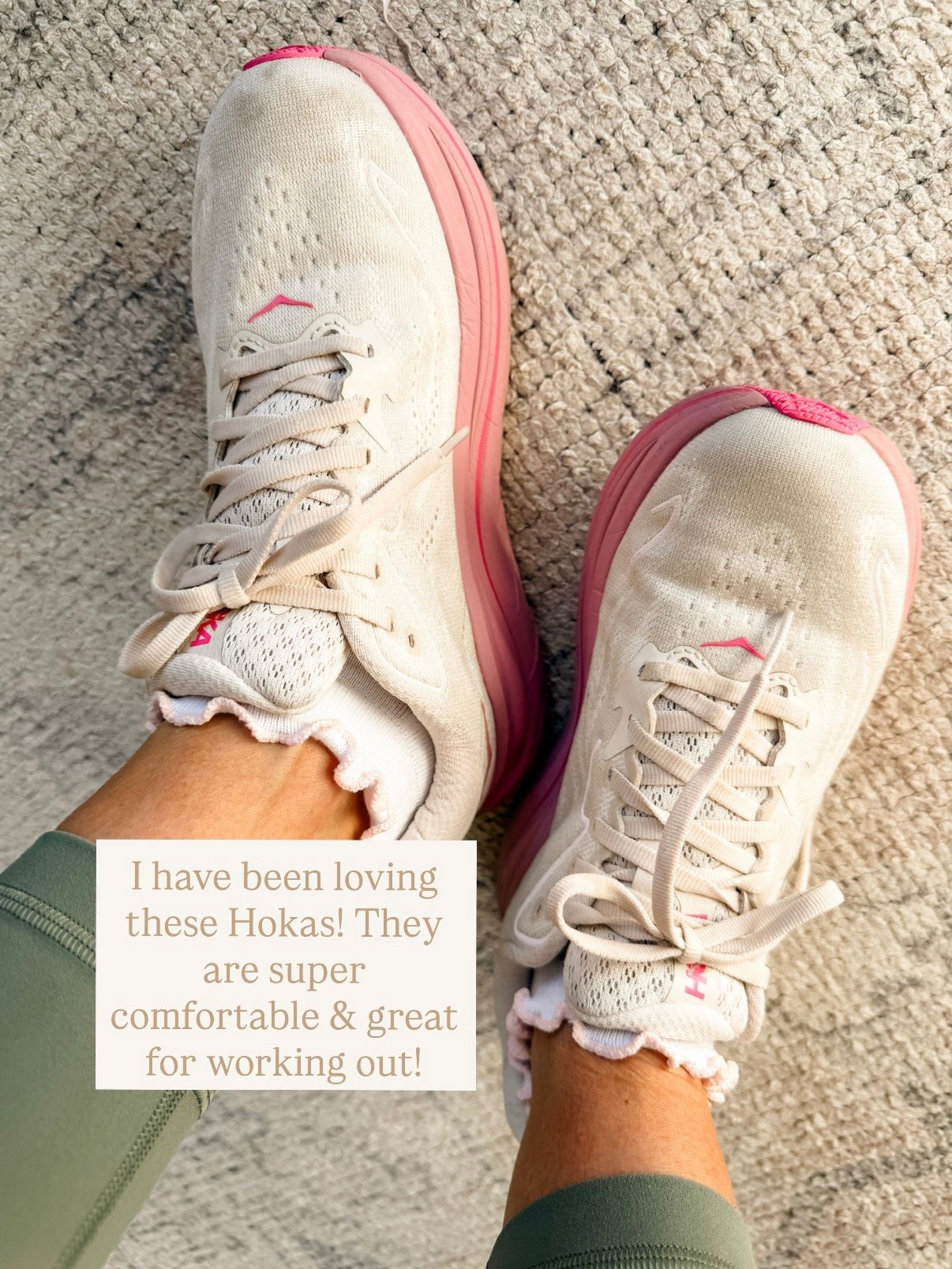 These Hoka’s are so comfortable and great for working out! I’m wearing them with these ruffle socks, which are my favorite add to my athleisure looks!

Loverly Grey, hokas, tennis shoes, workout shoes, activewear, athleisure 

#LTKActive