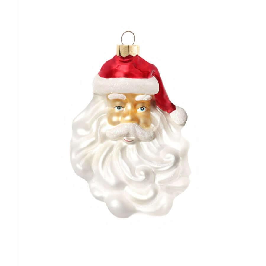 Santa Glass Ornament (4 Pack) | King of Christmas