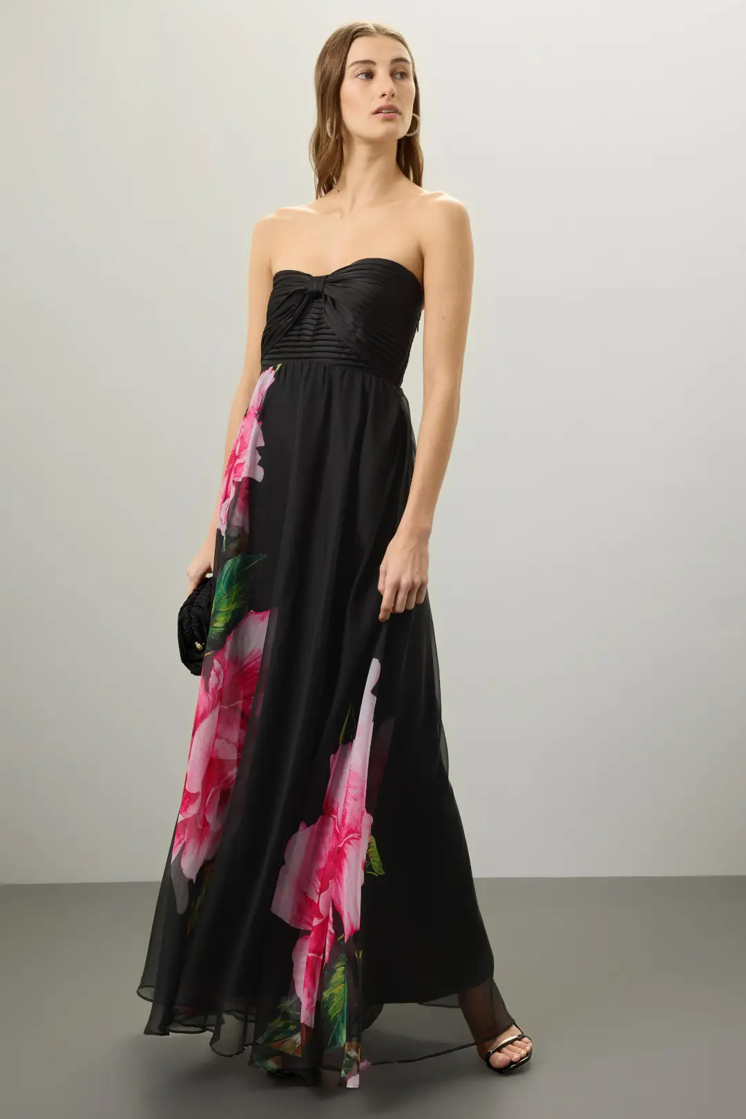 Chiffon Strapless Gown | Rent the Runway