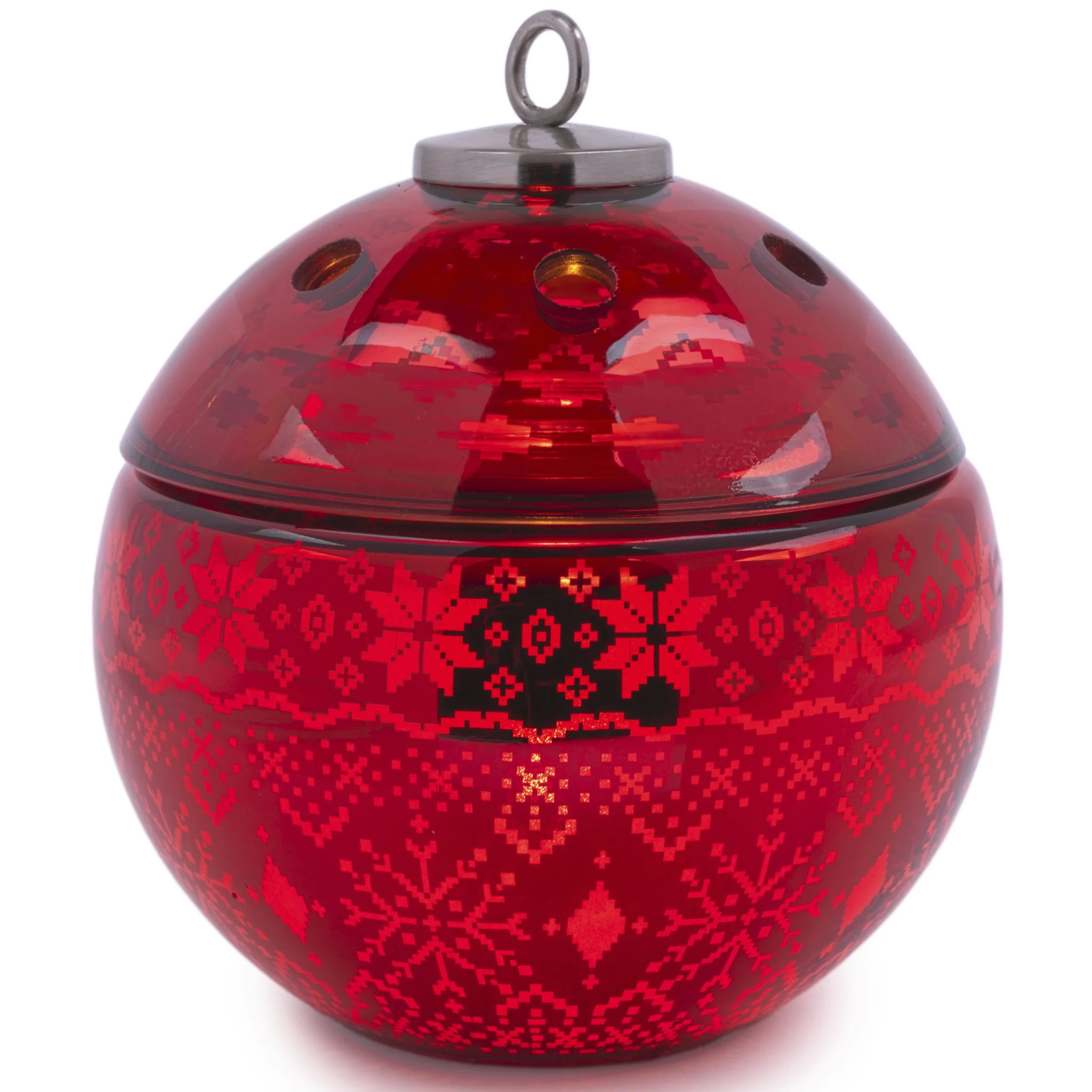 Better Homes & Gardens Full Size Fragrance Warmer, Red Ornament | Walmart (US)