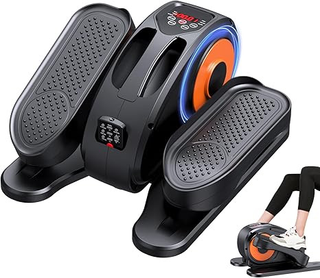 GUGTTR Under Desk Elliptical, Electric Seated Pedal Exerciser, Quiet & Compact Mini Ellipse Leg E... | Amazon (US)