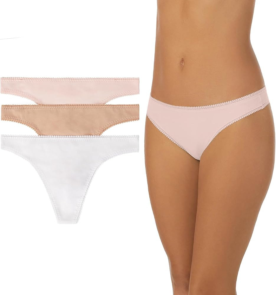 OnGossamer Women's Cabana Cotton Hip G 3 Pack | Amazon (US)