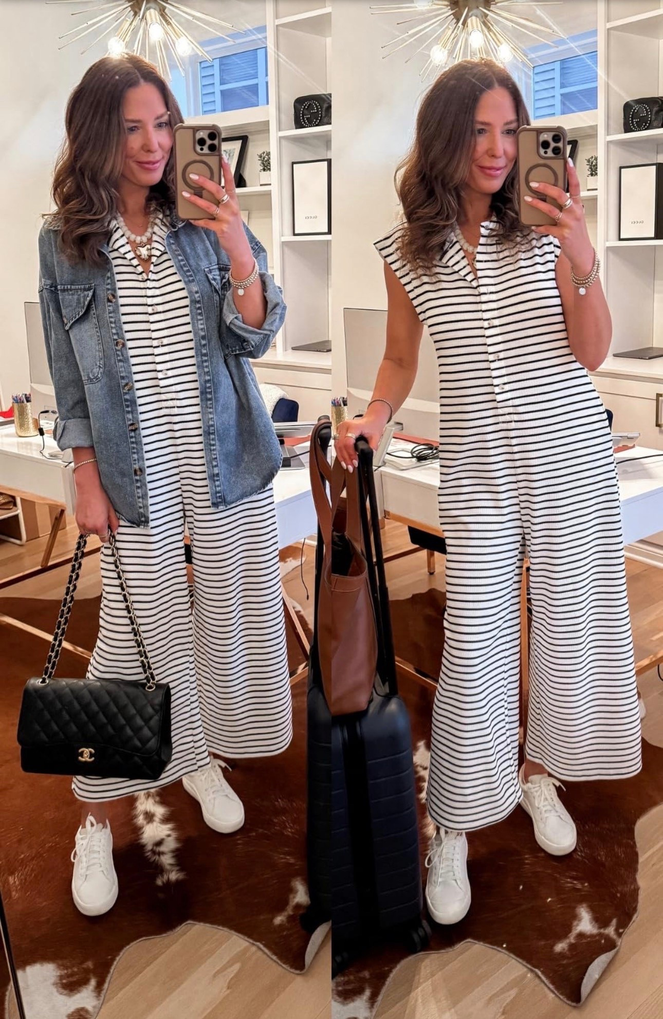Loving these cute & comfy Amazon finds! Wore this outfit for a long day of travel and loved it // wearing a small in the jumpsuit and denim shirt. Sneakers fit true to size #traveloutfit #amazonfinds #fashioninspo #style #vacationready #amazoncreatorfinds

#LTKootd #LTKSeasonal #LTKTravel