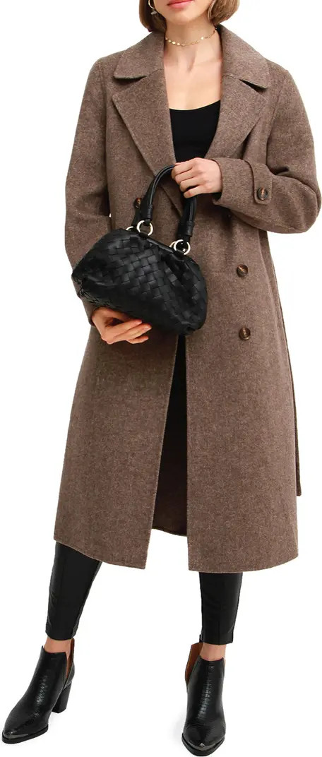 Front Runner Belted Wool Blend Coat | Nordstrom Rack
