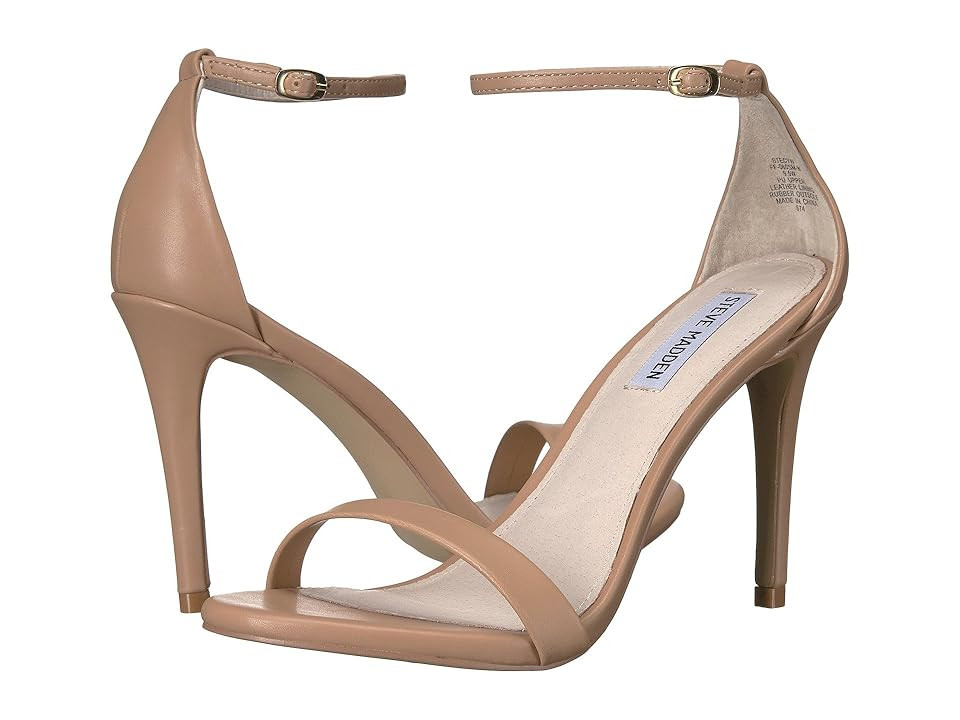 Steve Madden Stecy Stiletto Sandal (Natural) High Heels | 6pm