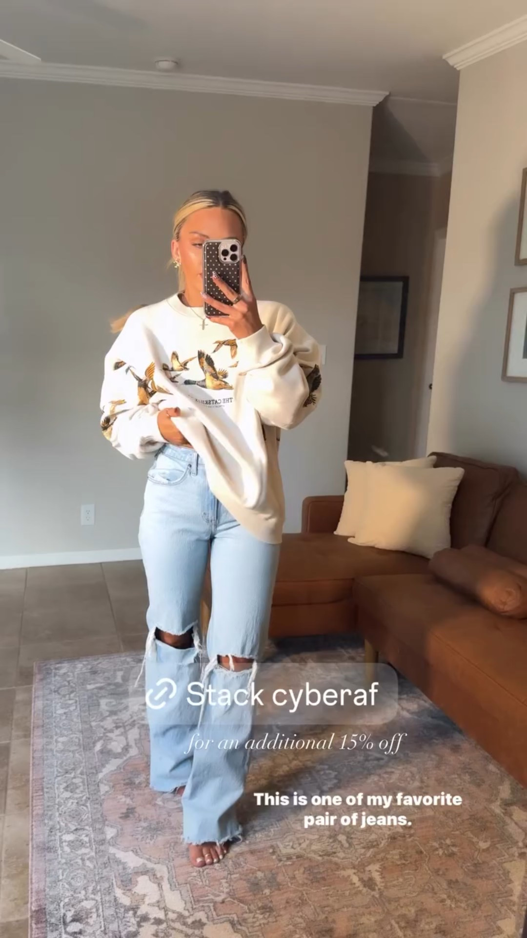 Abercrombie, Black Friday sale is here 25 to 50% off the entire website and you can stock the code CYBERAF TO SAVE AN ADDITIONAL 15% OFF I’M WEARING A SIZE MEDIUM AND THE MARY HOODIE AND A SIZE 26 REGULAR LENGTH IN THESE RELAXED 90S HIGH-RISE JEANS  

#LTKFindsUnder100 #LTKCyberWeek #LTKHoliday