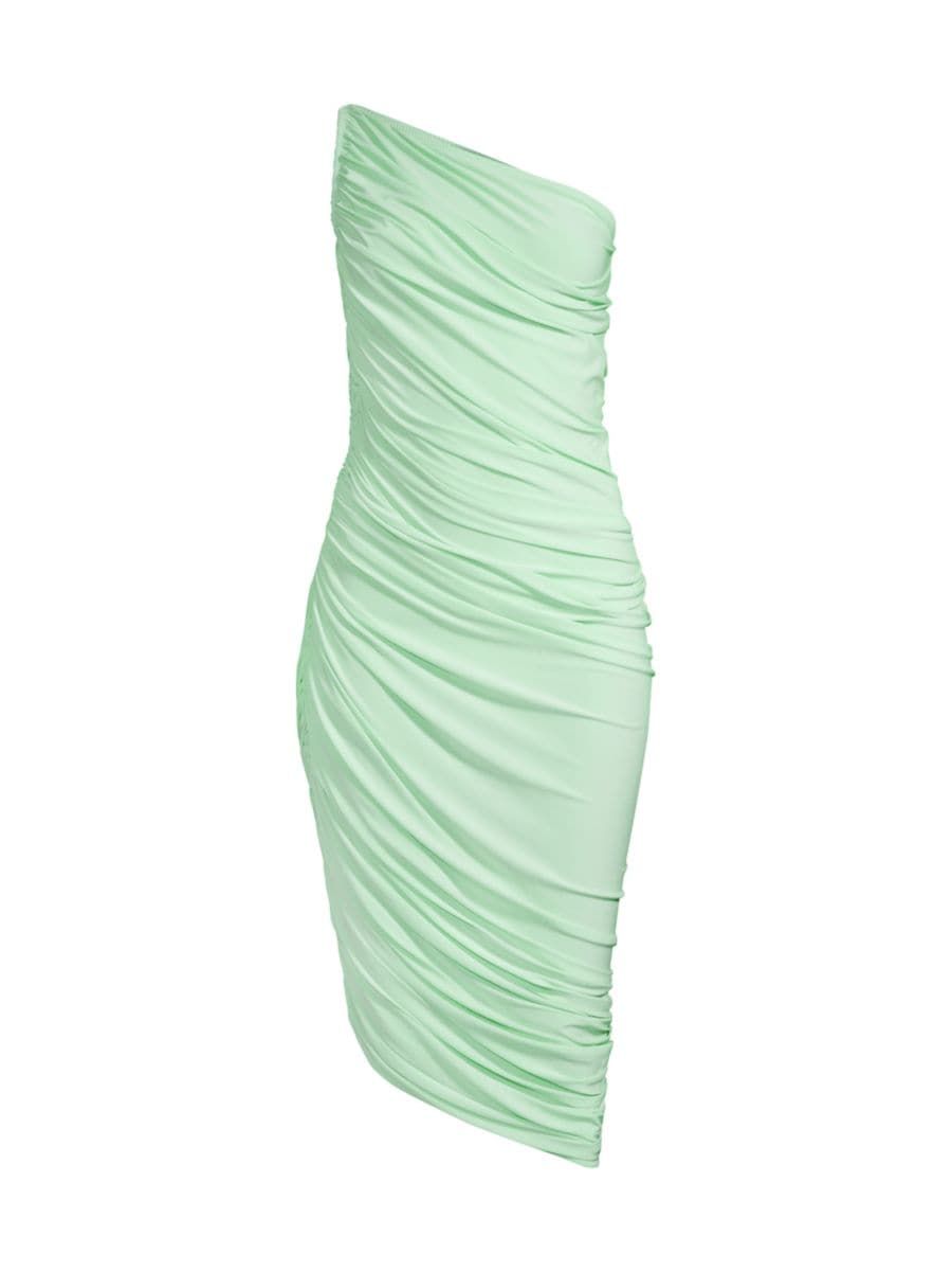 Diana Gathered One-Shoulder Dress | Saks Fifth Avenue