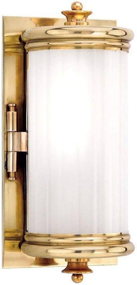 Hudson Valley Lighting 951-AGB Bristol - One Light Wall Sconce - 5 Inches Wide, Finish Color: Age... | Amazon (US)