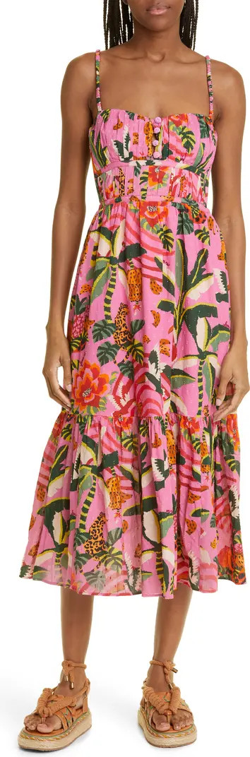 Leopard Forest Cotton Sundress | Nordstrom