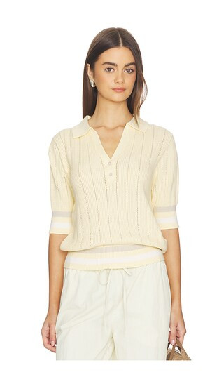 Ciri Polo in Soft Yellow | Revolve Clothing (Global)