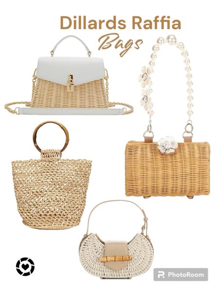 Dillard’s new arrival. Raffia and straw handbags for summer. 

#dillards
#raffiabags

Follow my shop @417bargainfindergirl on the @shop.LTK app to shop this post and get my exclusive app-only content!

#liketkit #LTKitbag
@shop.ltk
https://liketk.it/4Ebak

#LTKitbag