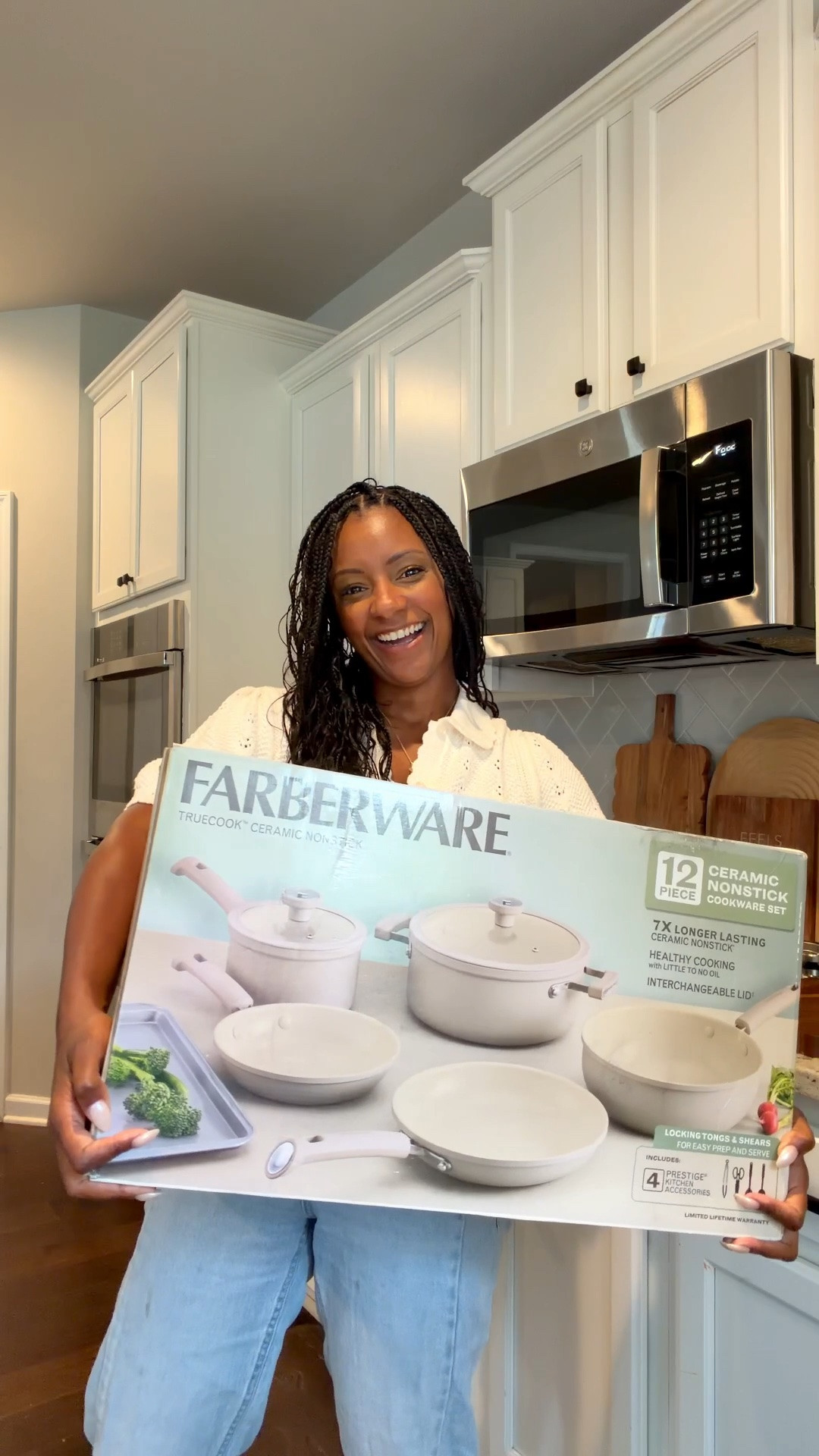 Taco night = an instant win in our house 🌮🙌 With four kids, I'm always looking for meals that are easy, delicious, and guaranteed to make everyone happy around the table.
Lately I've been cooking with the @farberwarecook TrueCook Ceramic Nonstick cookware collection, and I'm loving how sleek and modern it looks in my kitchen. The smooth ceramic nonstick surface means less worry about food sticking and easier cleanup after a busy night of cooking (because parents have enough to do already 😅).
And my favorite part? It's dishwasher safe, making post-dinner cleanup even easier.
If you're looking to refresh your cookware, you can find the Farberware True Cook Ceramic Nonstick collection at Walmart. ✨ #FarberwarePartner

#LTKmomlife #LTKfoodie #LTKKids