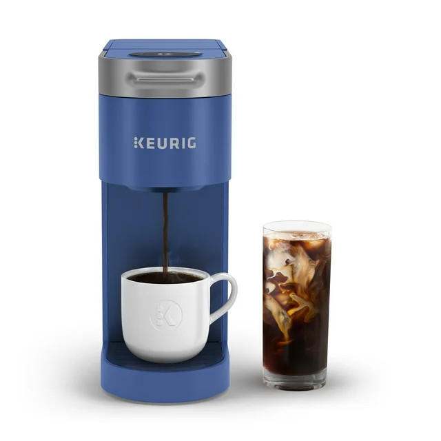 Keurig K-Slim + ICED Single-Serve Coffee Maker, Alpine Blue - Walmart.com | Walmart (US)