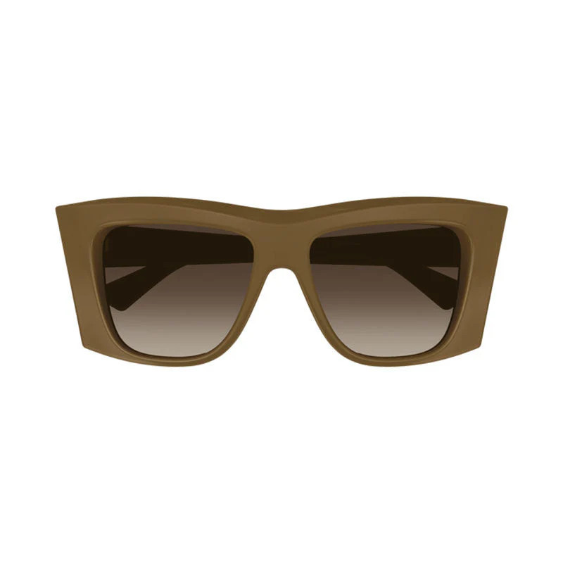 Bottega Veneta BV1270S004 Square Full Rim Sunglasses — Brown - 54 | Italist Inc.