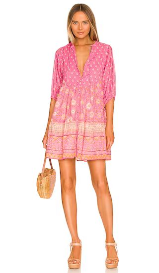 Utopia Tunic Mini Dress in Flamingo | Revolve Clothing (Global)