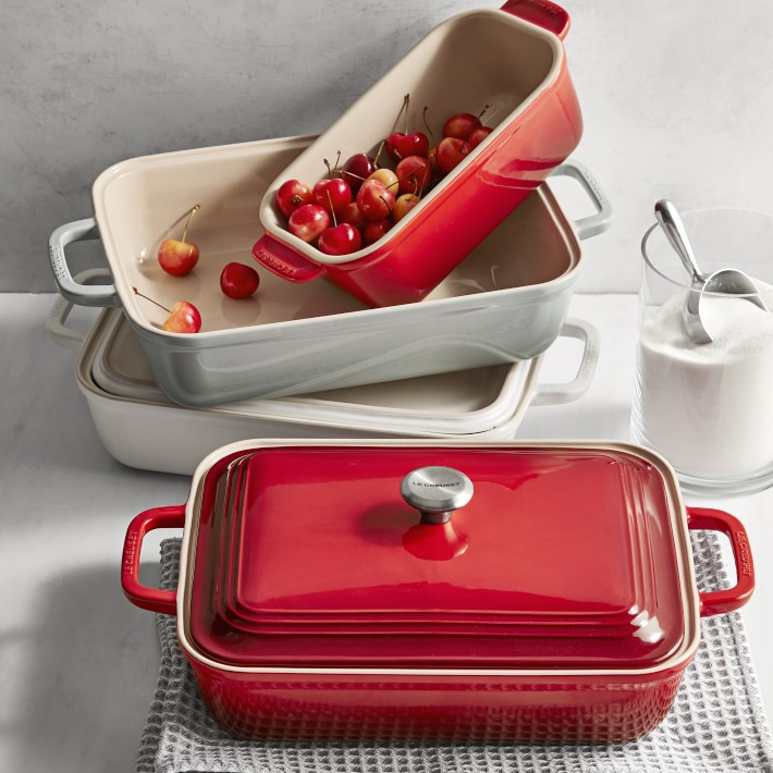 Le Creuset San Francisco Stoneware Rectangular Covered Baker, 4-Qt. | Williams-Sonoma