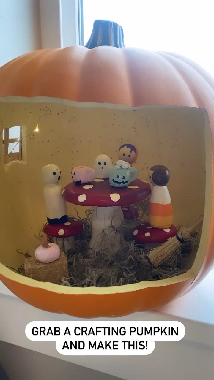 DIY pumpkin diorama

#LTKSeasonal #LTKHalloween #LTKsalealert