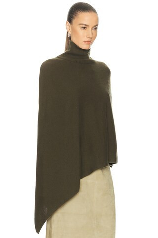 Axele Cashmere Knit Cape | FWRD 