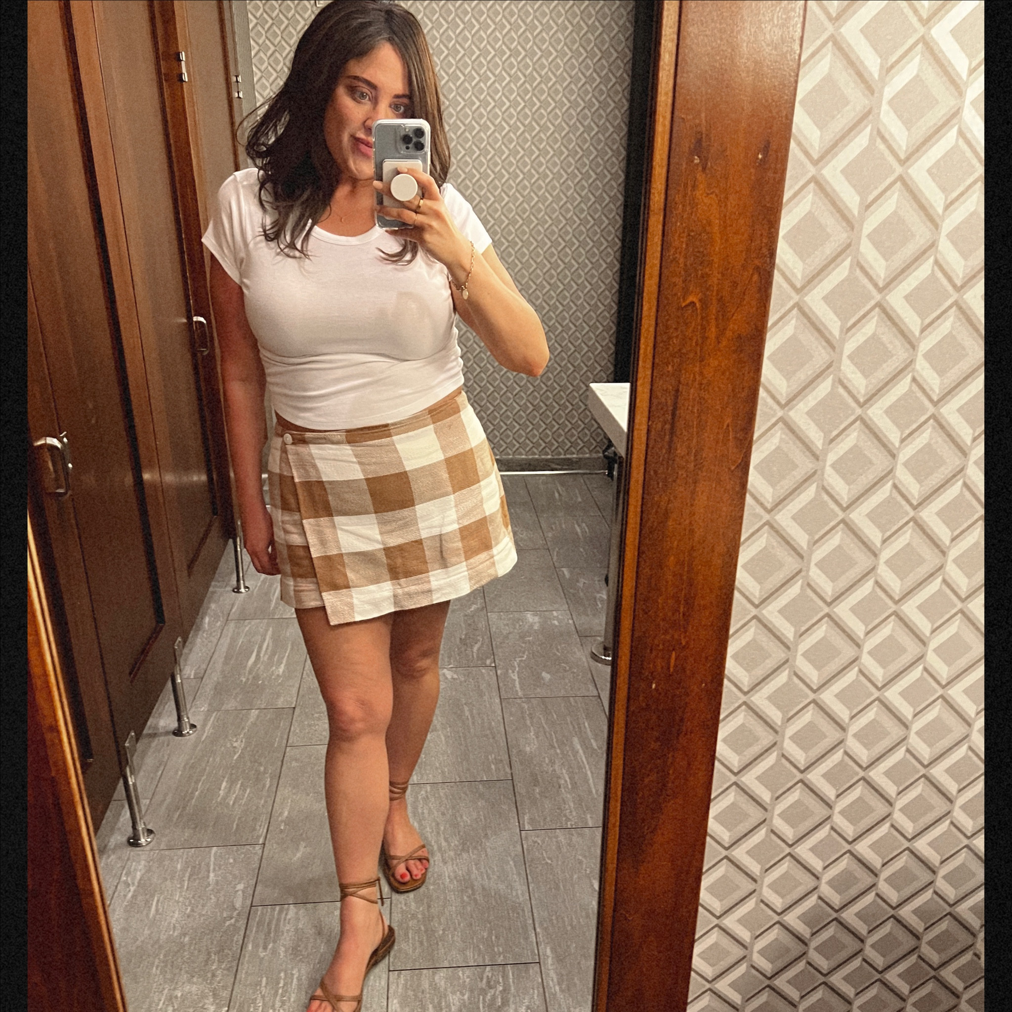 Obsessed with this investment mini skirt. The most flattering silhouette in the best transition to fall colors. Imagine with a pair of knee high boots and a turtleneck. 

#LTKmidsize #LTKunder50 #LTKparties