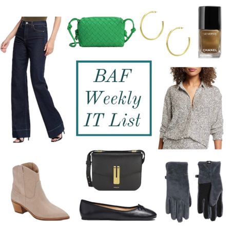 What’s trending this week 💚❤️ ballet flats are a huge emerging trend. This pair is under $100 🙌 loving shoulder bags, holiday nail polish and sequins right now 💚❤️🙌

#LTKunder100 #LTKshoecrush #LTKitbag