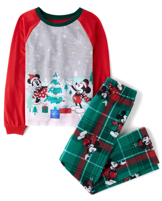 Kids Matching Family Mickey Mouse™ Holiday Pajamas - multi | The Children's Place