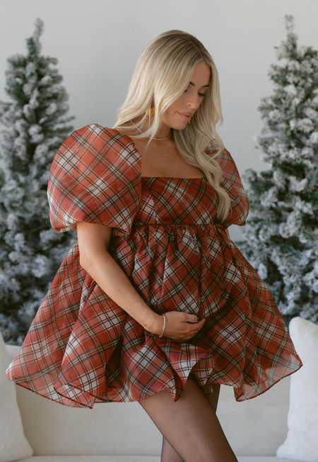 bump friendly selkie puff dress 🎁 wearing a medium here 

#LTKSeasonal #LTKHoliday #LTKbump