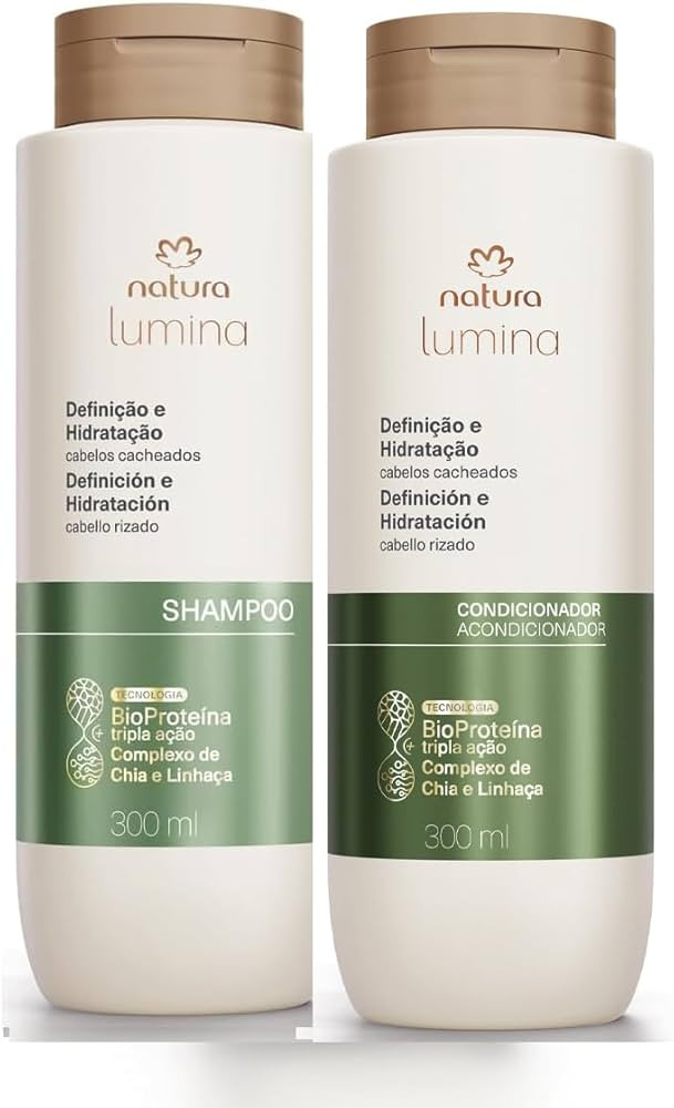 Combo Natura para Cabelos Cacheados com Shampoo e Condicionador - Hidratante, Anti-frizz - 1 Kit | Amazon (BR)