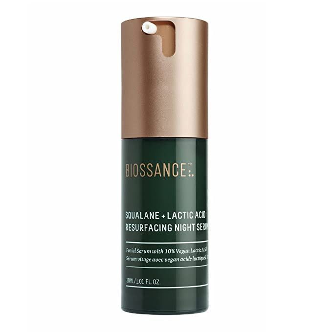 Biossance Squalane + Lactic Acid Resurfacing Night Serum. An Exfoliating AHA to Soften and Smooth... | Amazon (US)