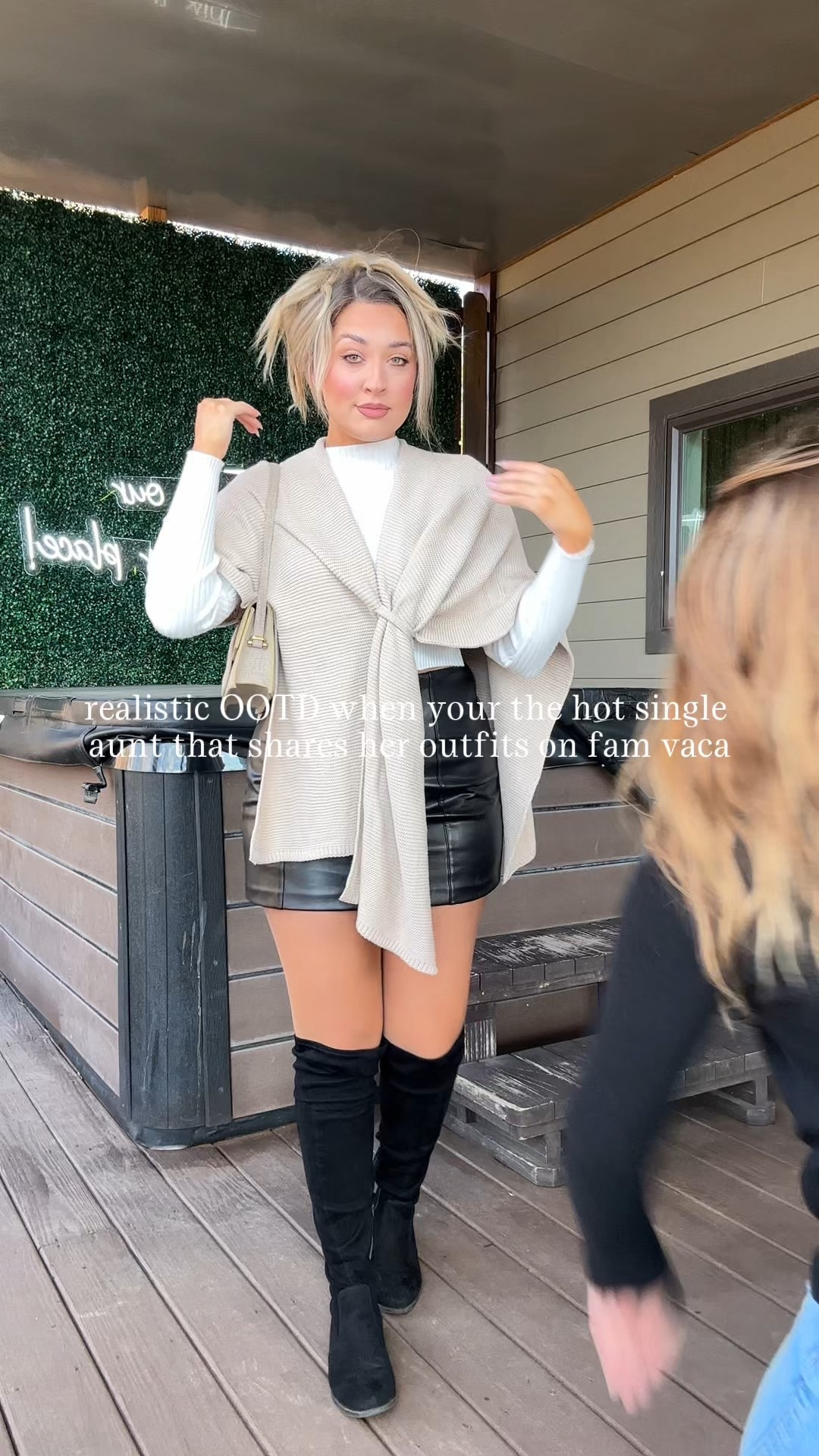 Fall vacation outfit of the day. The skort is perfect to run around and chase the kids, but still look cute.

#LTKMidsize #LTKFindsUnder50 #LTKStyleTip