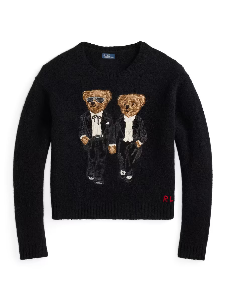 Polo Bear Wool-Blend Crewneck Sweater | Saks Fifth Avenue