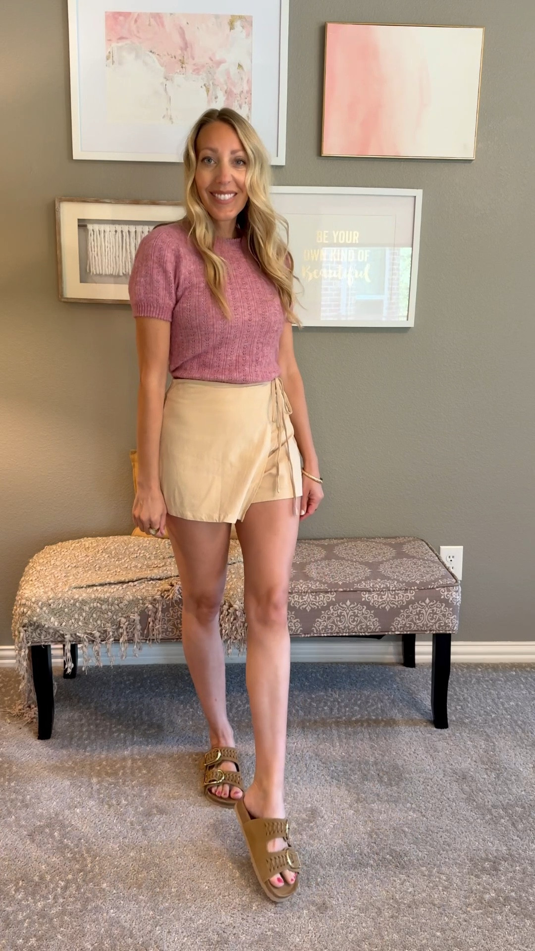 These might just be the most complimented shoes I own 🤍
Comfy ✔️
Casual ✔️
Cute with literally everything ✔️

If you’re looking for that effortless, throw-on-and-go vibe without sacrificing style—these are IT. Trust me… your feet will thank you ☺️ 

Fit Details: 
-Size fits true to size
-I’m wearing 7.5 in the color Chestnut

#cushionaire #sandals #comfycasual #shoes 

#LTKootd #LTKmomlife #LTKOver40