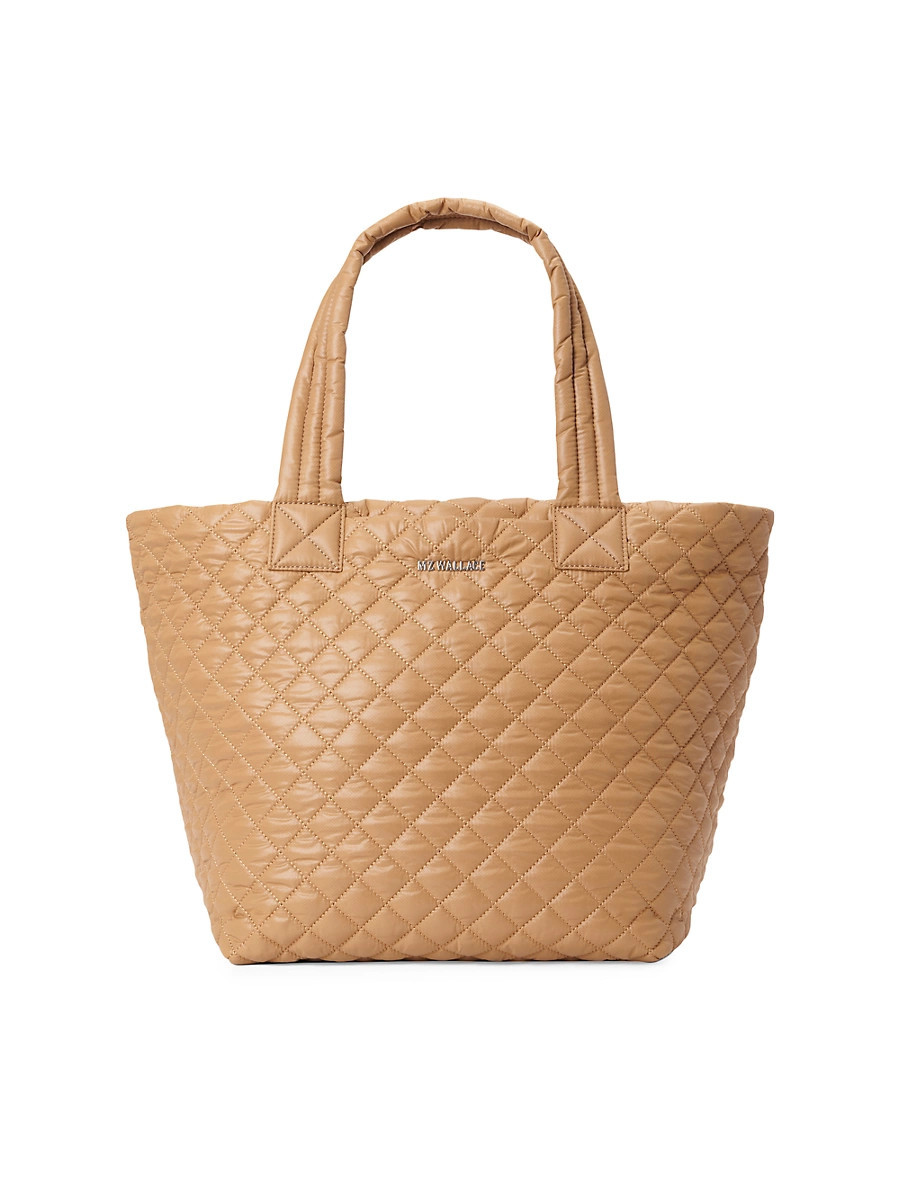 Women's Medium Metro Quilted Tote - Caramel | Saks Fifth Avenue