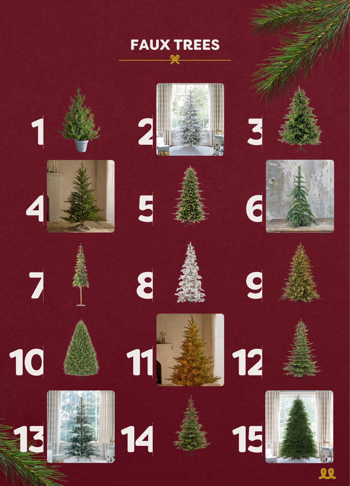 Faux trees in every size! The King of Christmas trees have options for unlit or LED.

#LTKHome #LTKHoliday #LTKGiftGuide