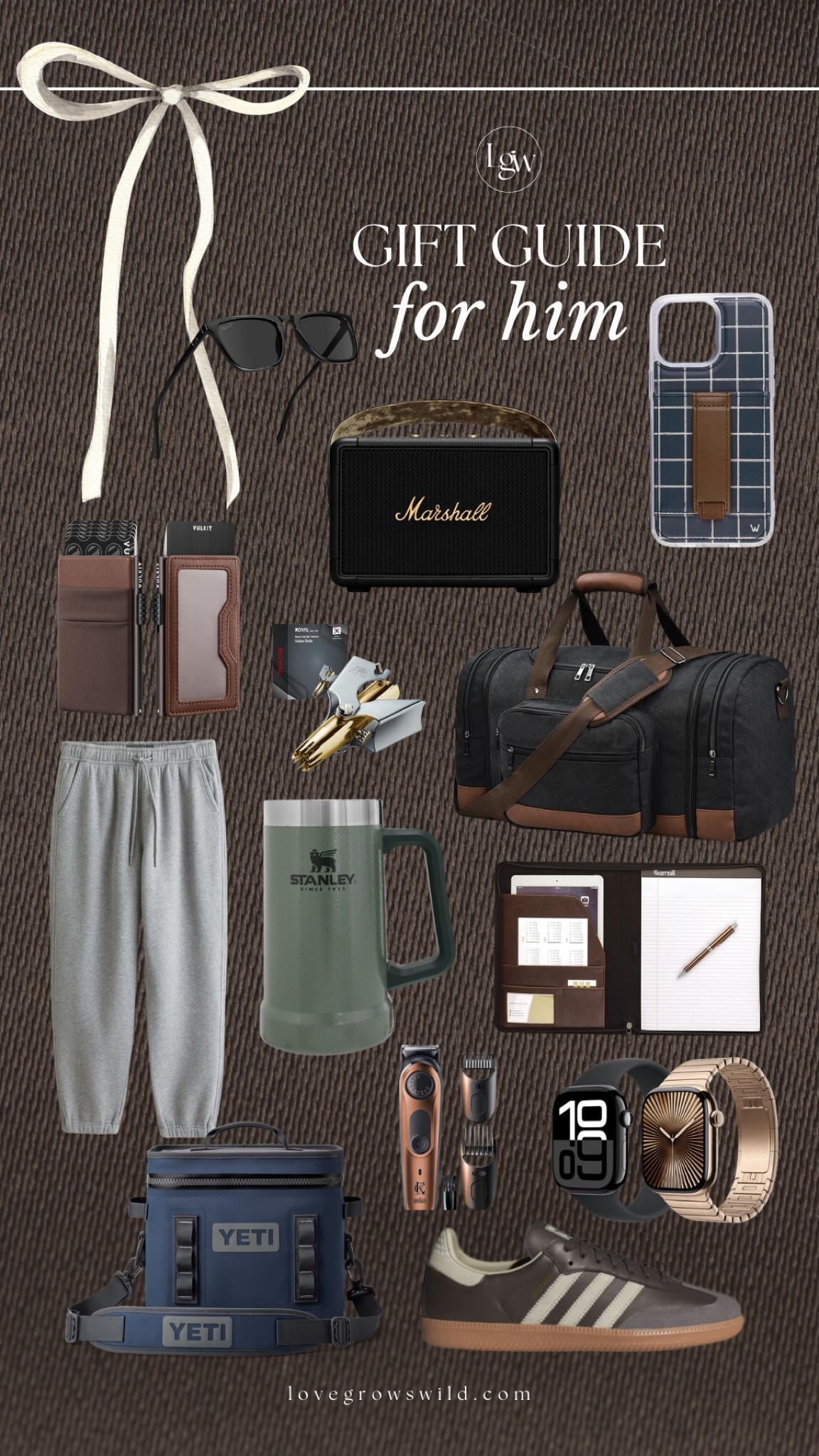 Find the perfect gift for Him – from apparel and tools to tech and things sure to level up his style

#LTKGiftGuide #LTKHoliday #LTKSeasonal