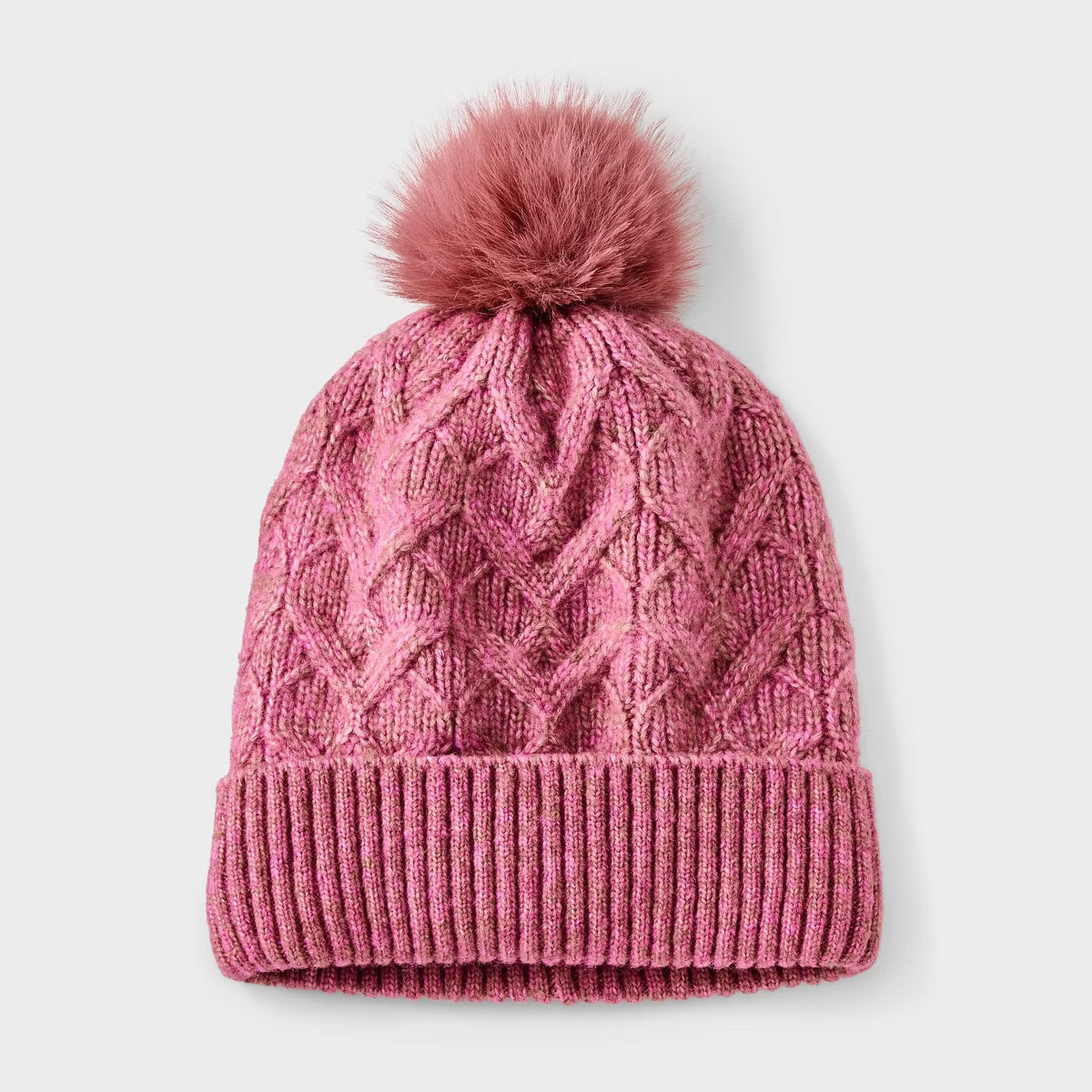 Girls' Cable Heart Beanie Hat - Cat & Jack™ | Target