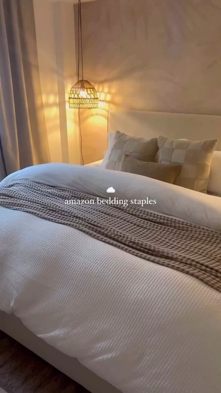 my amazon bedding favorites! 

Linked similar checkered options for the pillows in case these are still sold out!

sheets, comforter, duvet cover, sleeping pillows, throw pillows, throw blanket , neutral bedroom, bedroom decor, bedding, cooling bedding, white bedding, amazon bedding 

#LTKVideo #LTKHome