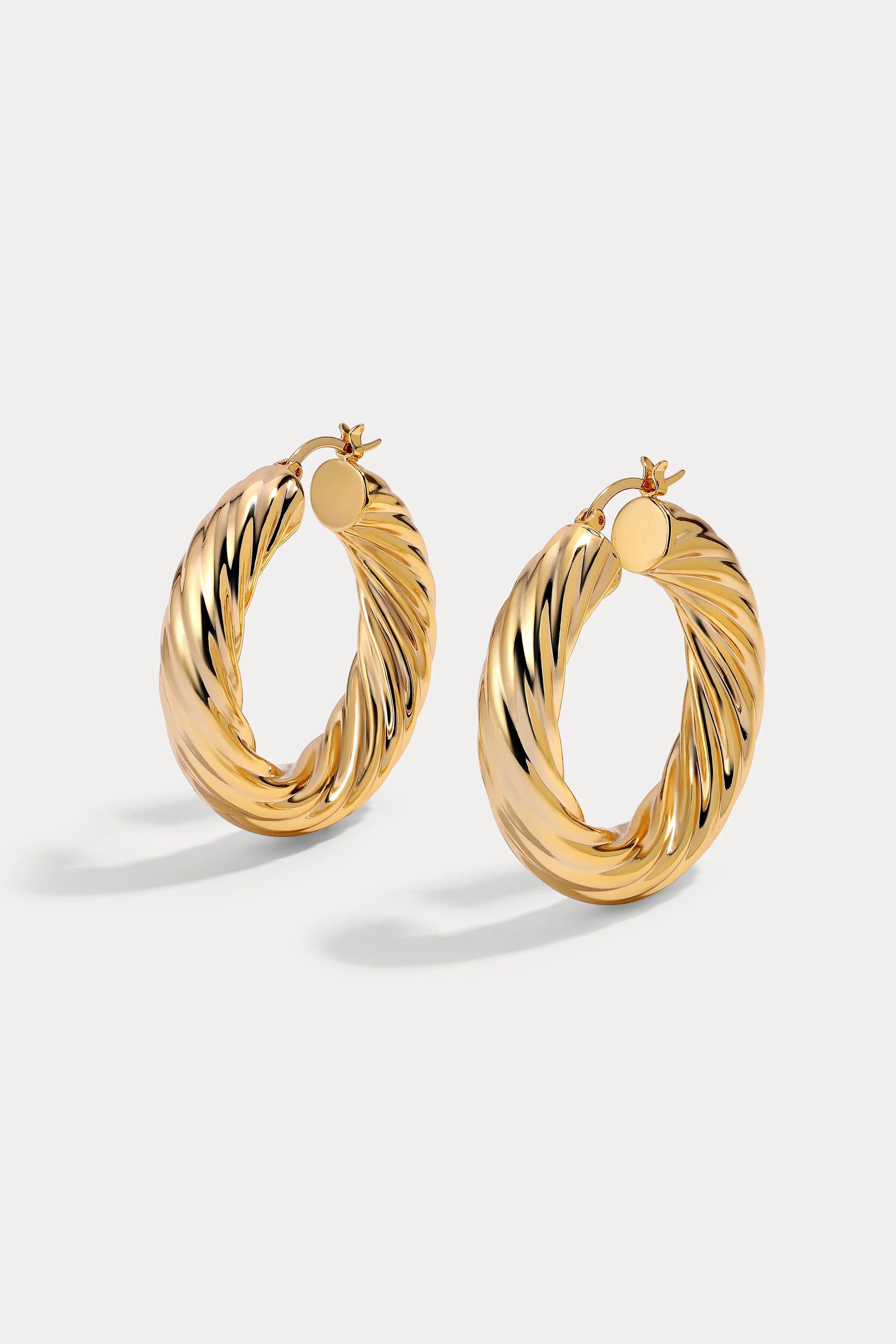 Large Gina Hoops | Lili Claspe