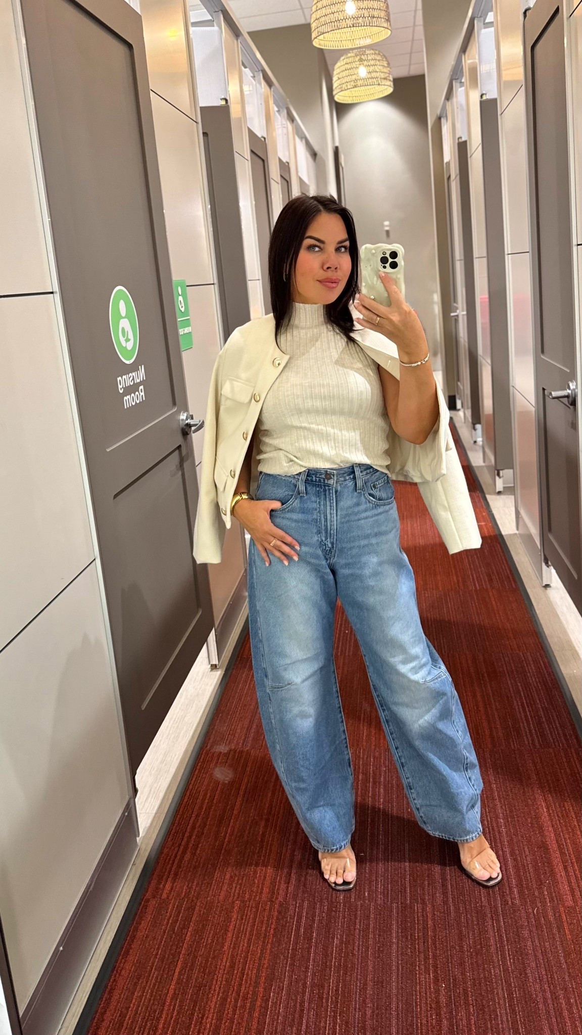 I’m honestly obsessed with these Barrel Jeans from Levi’s! Super comfortable, so easy to wear, they fit amazing and look gorgeous from the back. Highly recommend them to everyone! 

#LTKWorkwear #LTKSeasonal
