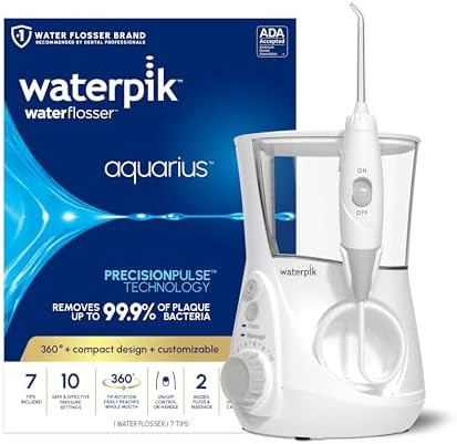 Waterpik Aquarius Water Flosser For Teeth Cleaning, Gums, Braces, Dental Care, Electric Power Wit... | Amazon (US)