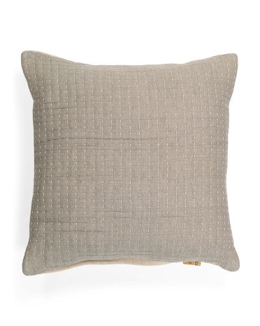 20x20 Textured Cotton Pillow | Marshalls