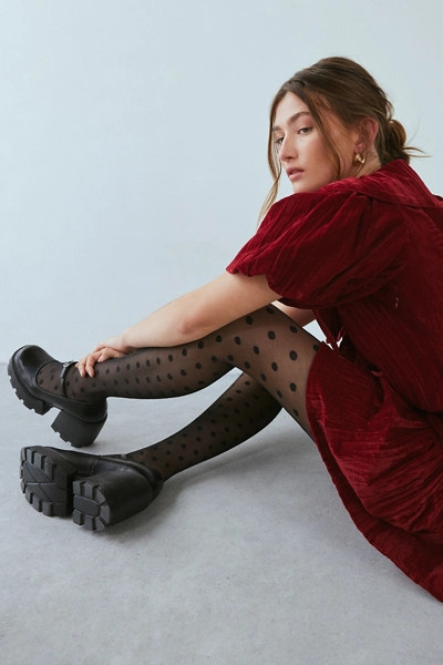 Sheer Polka Dot Tights | Urban Outfitters (US and RoW)