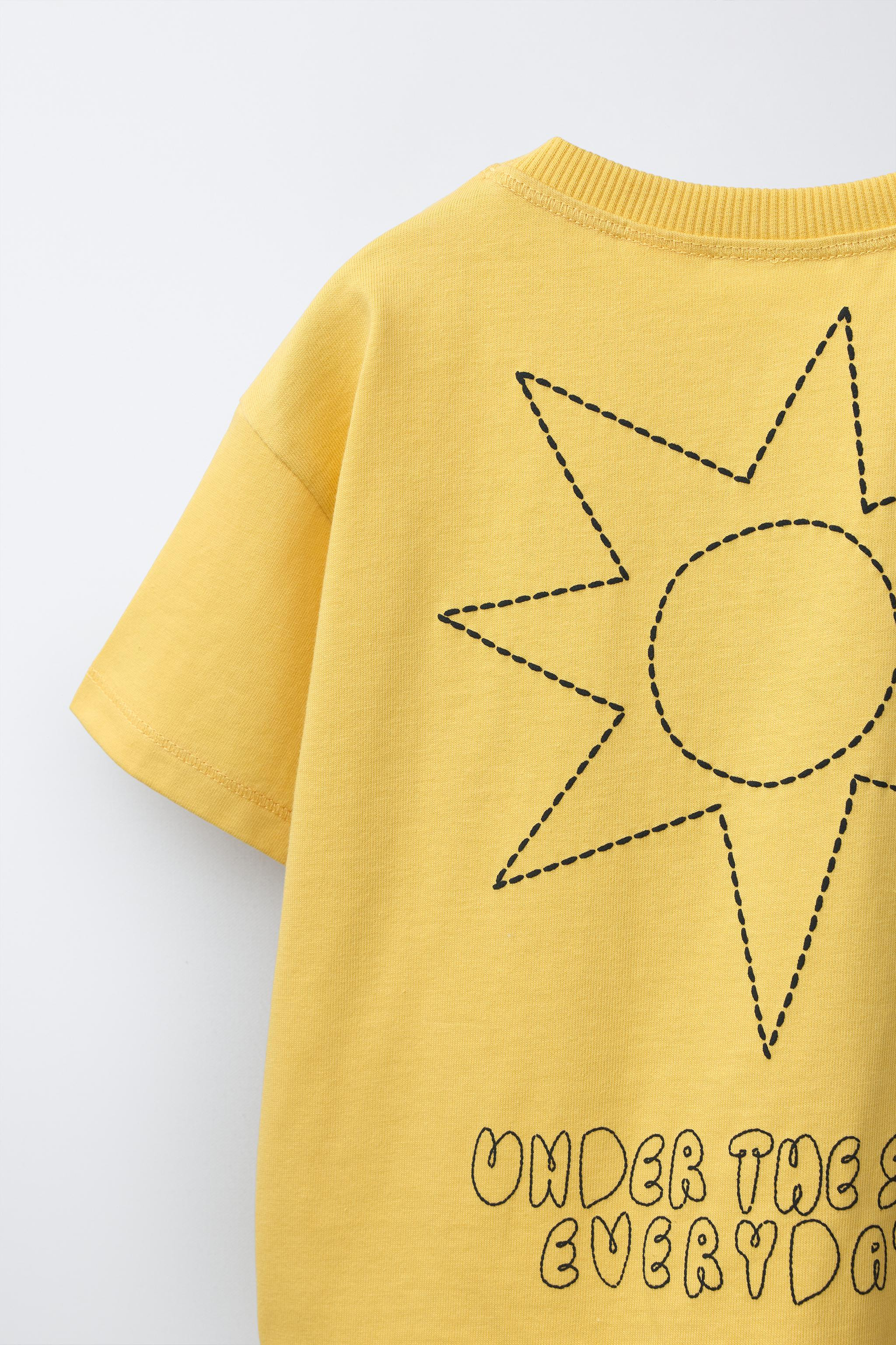 T-SHIRT PALMIER BROD\u00c9 | Zara FR