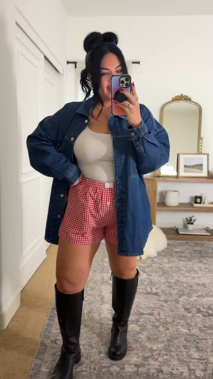 Im wearing a size XL in gap and large in tank and xl in shorts for reference! 

 

#LTKootd #LTKgrwm #LTKMidsize