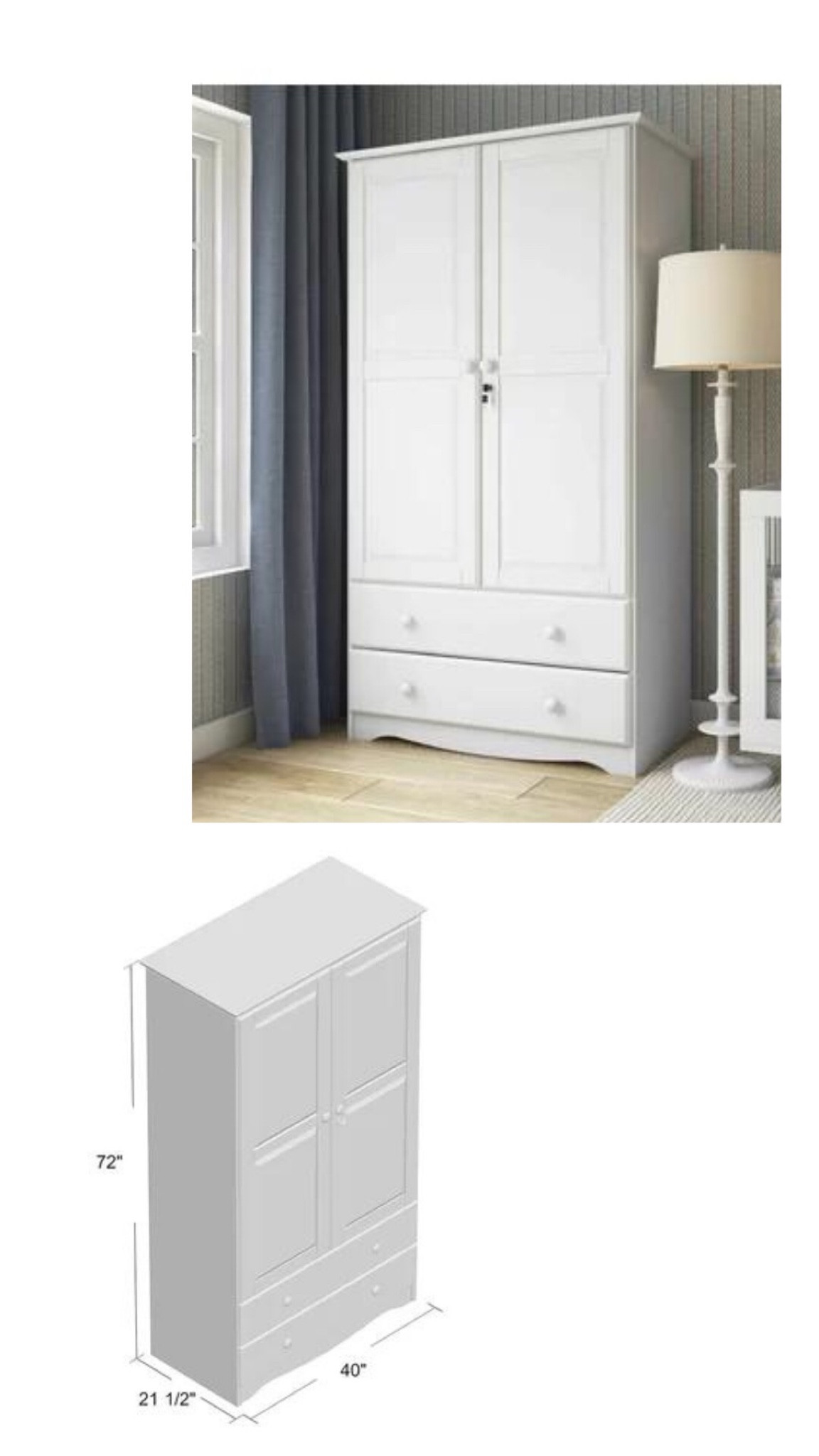 Primm Solid Wood Armoire
#wayfair

#LTKstyletip #LTKhome