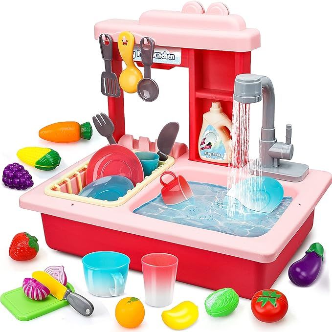 STEAM Life - Kitchen Toy - Toddler Sink Toy - Play Sink - Color Changing - Toddler Girl Toys - Pl... | Amazon (US)