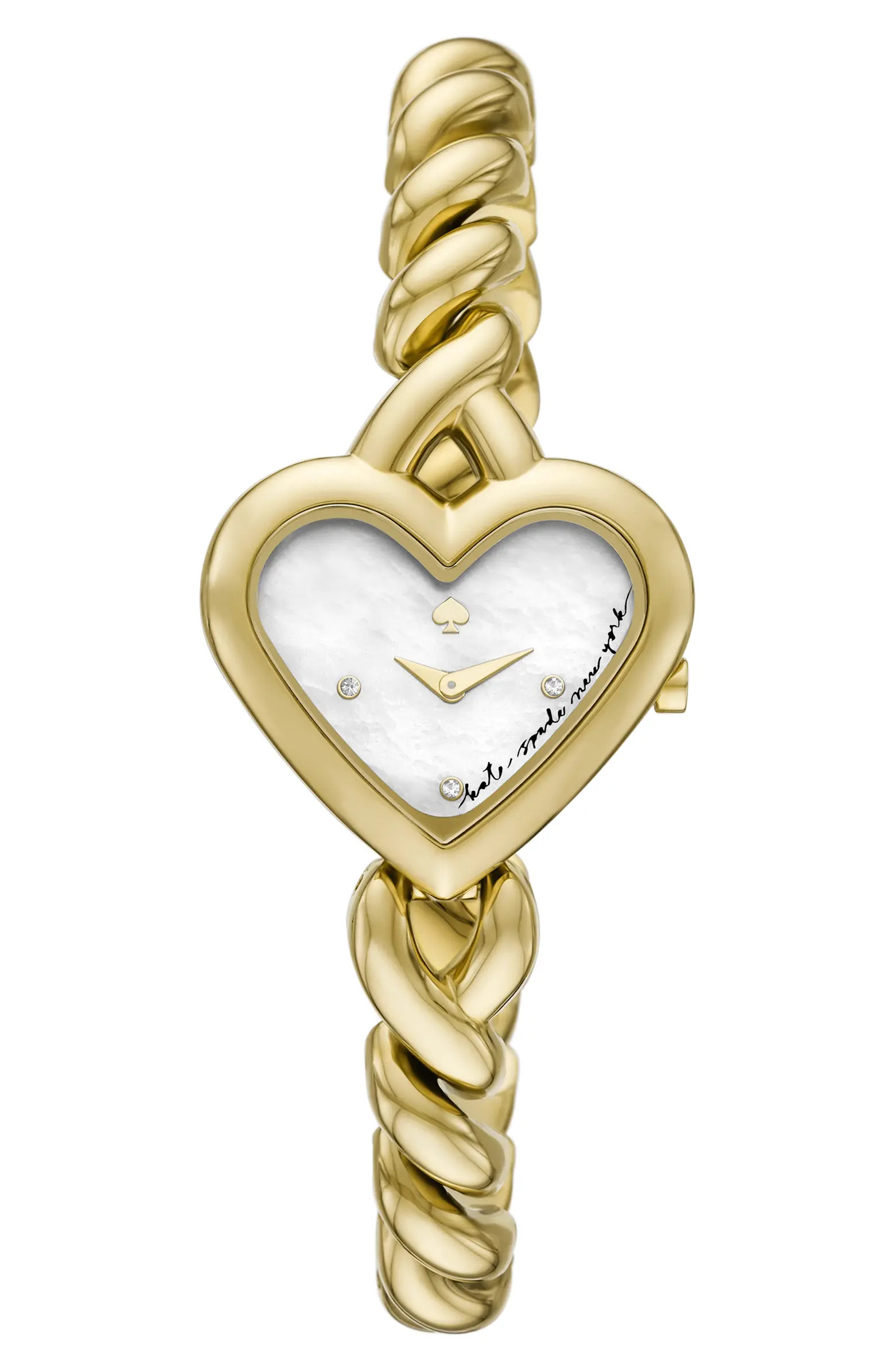 monroe heart bracelet watch, 30mm x 27mm | Nordstrom
