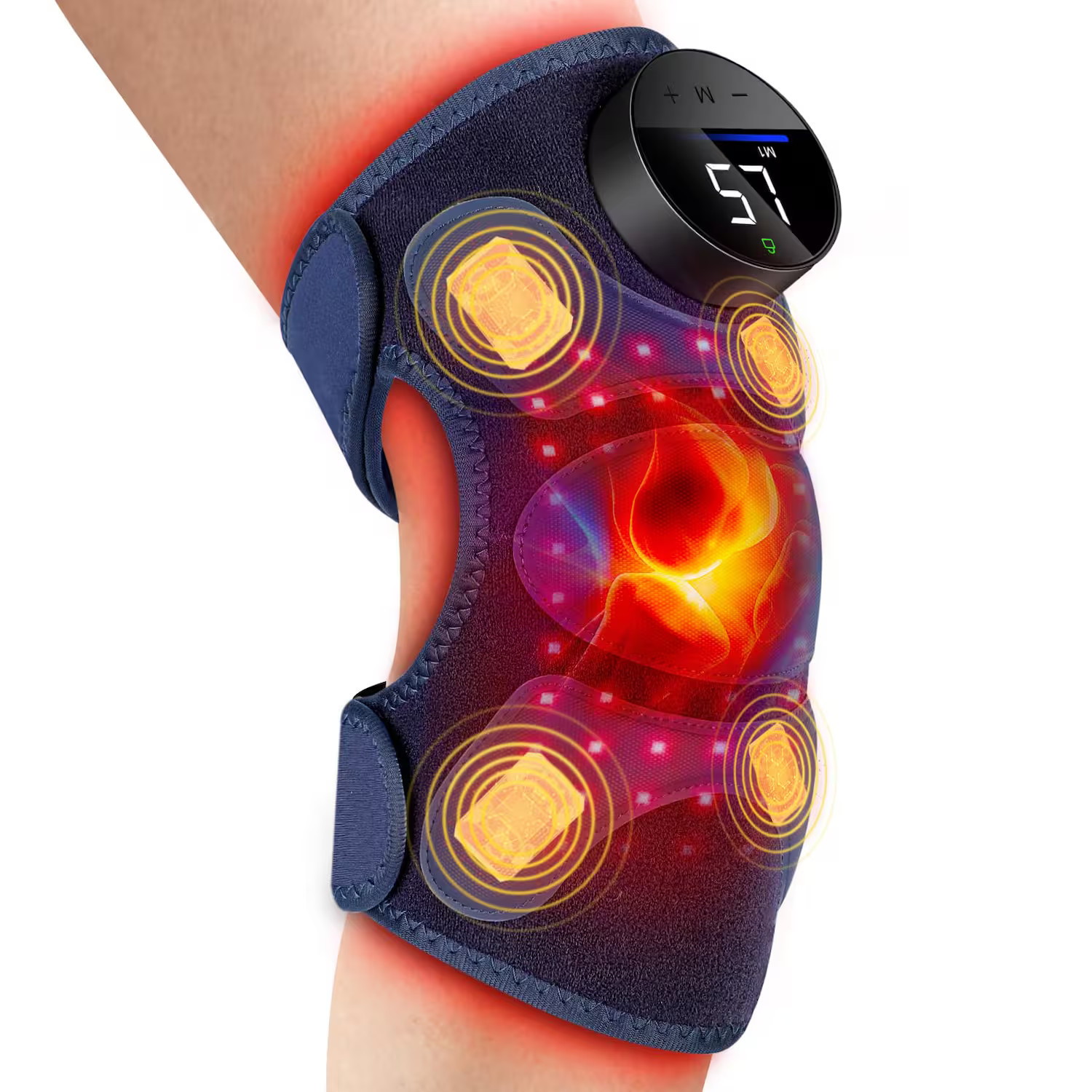 Live At Space - 4-Zone Red Light Therapy Brace with Heat & Vibration for Elbow Shoulder Recovery - 642146674662 | Best Buy U.S.