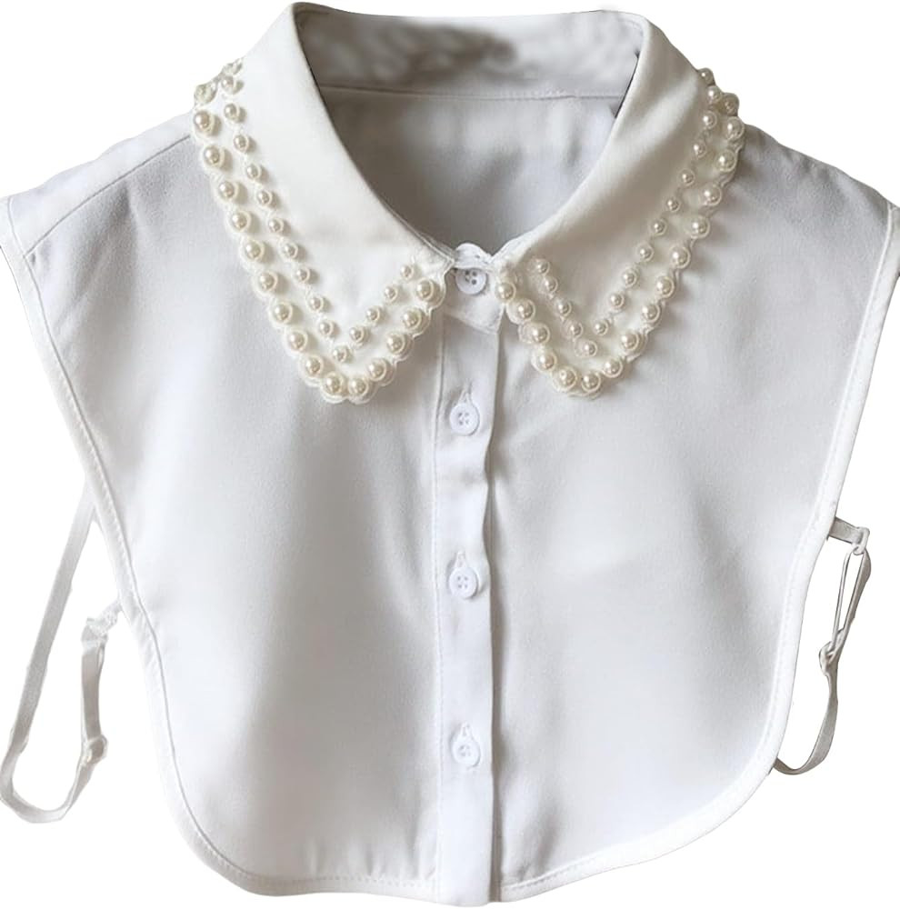 Verdusa Women's Fake Collar Detachable Dickey Collar Half Shirts Blouse | Amazon (US)
